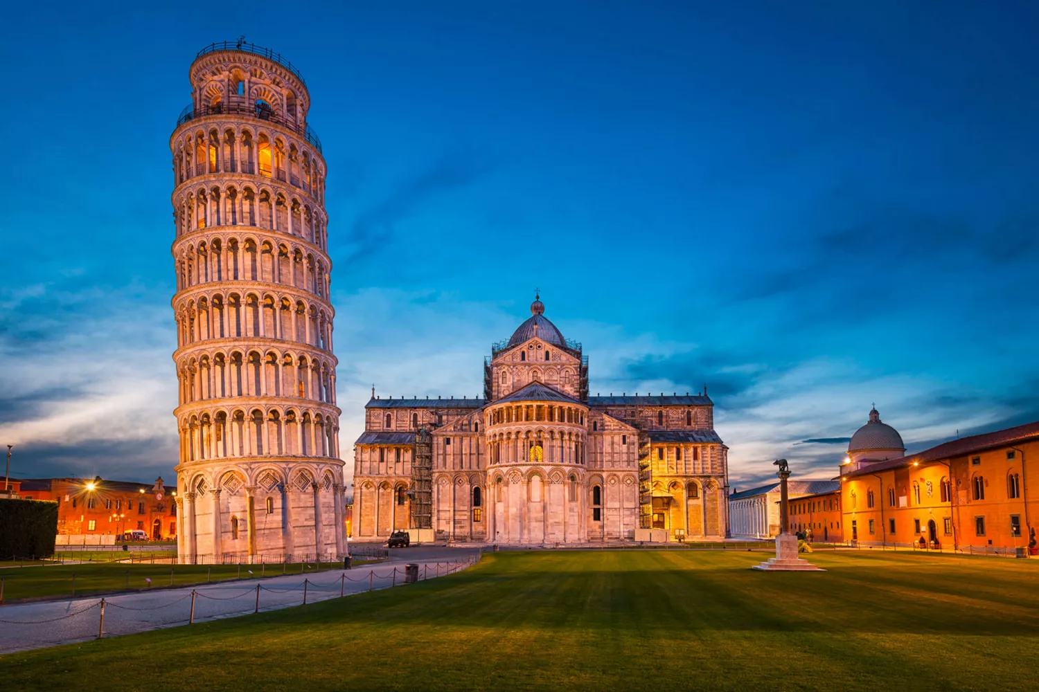 View from the Top of the Leaning Tower of Pisa